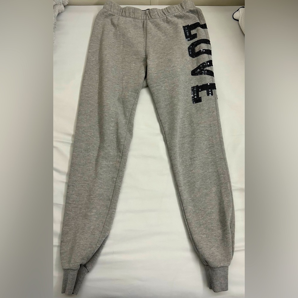Grey sweat pants size S